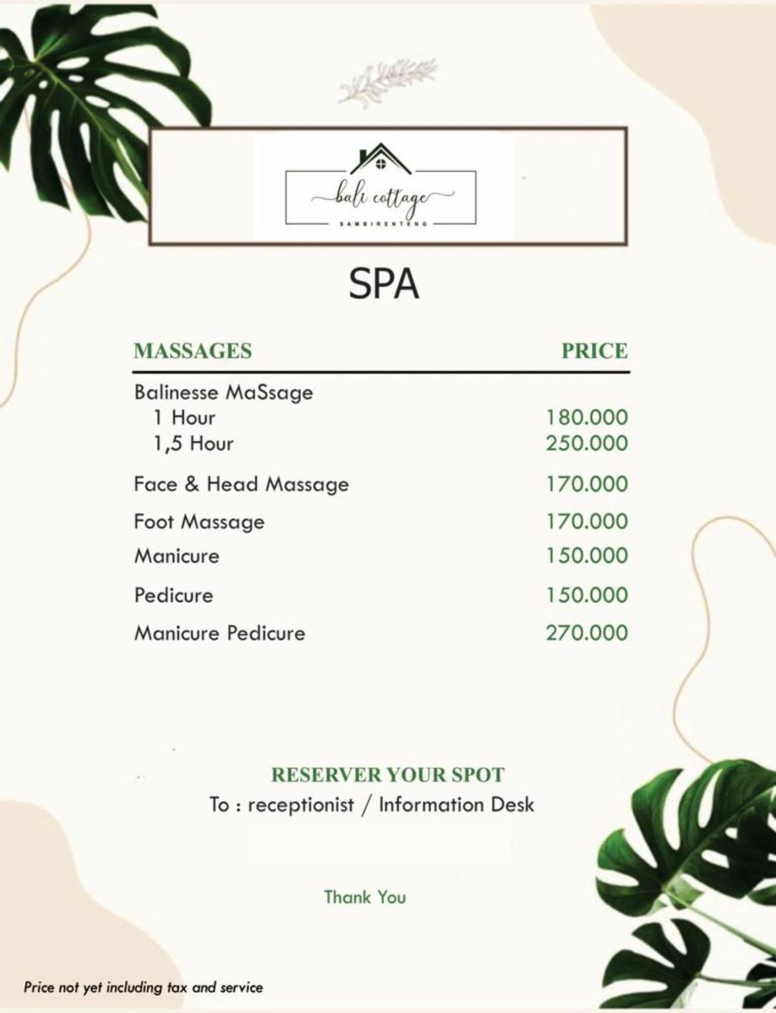 Bali Cottage Sambirenteng Pabean Buleleng Exterior foto